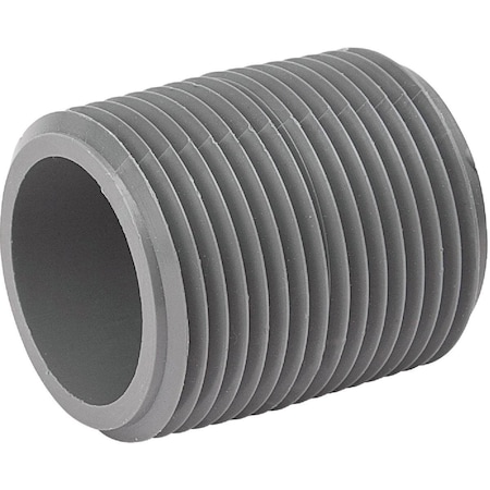 B & K 1-1/4 In. x CL Schedule 80 PVC Nipple 406-001